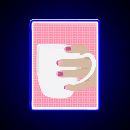 Mug Nail Salon Led Neon Sign Rgb Color - Shineneon