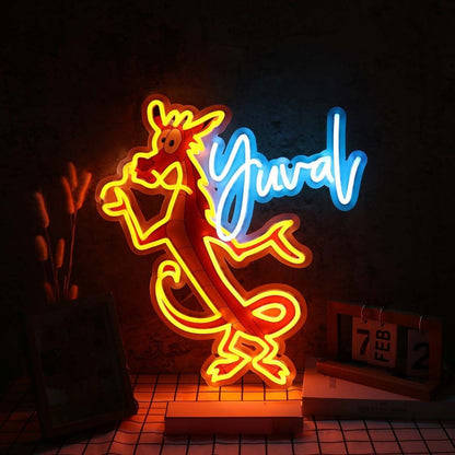 Mulan Character Mushu Custom Led Neon Sign - Shineneon