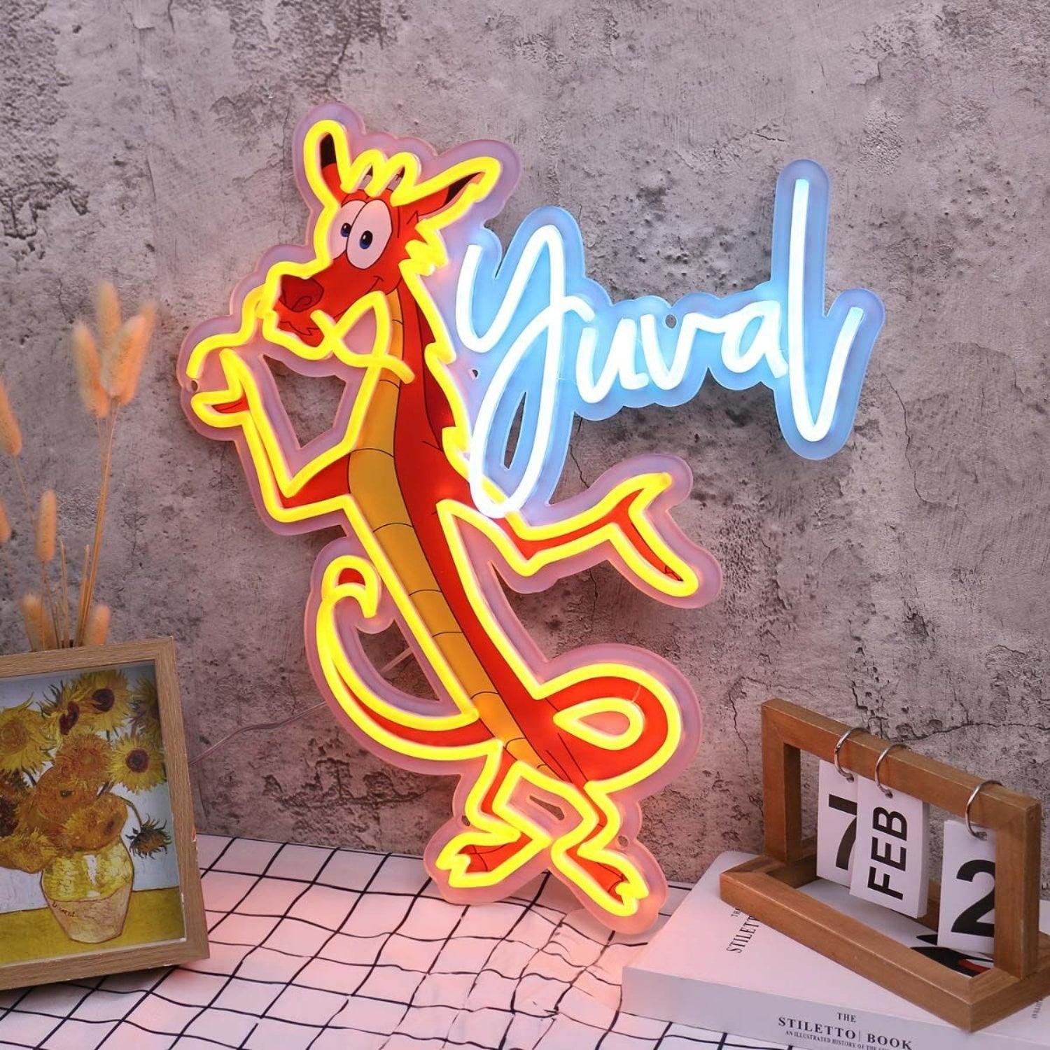 Mulan Character Mushu Custom Led Neon Sign - Shineneon
