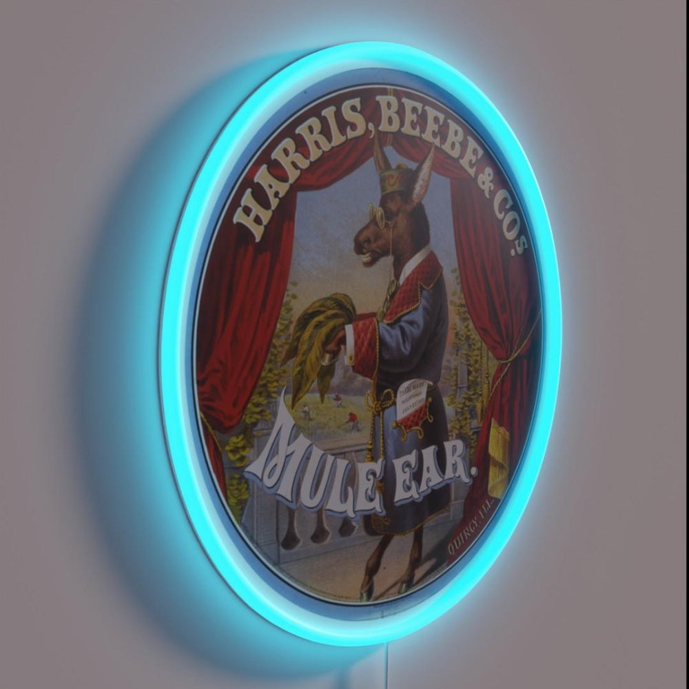 Mule Ear Harris Beebe And Cos Rgb Led Neon Sign - LED neon sign close-up detail