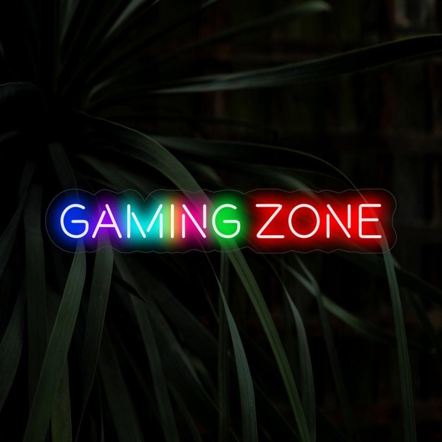 Multi-Color Gaming Zone Led Neon Sign For Indoor Gaming Room Decor ...