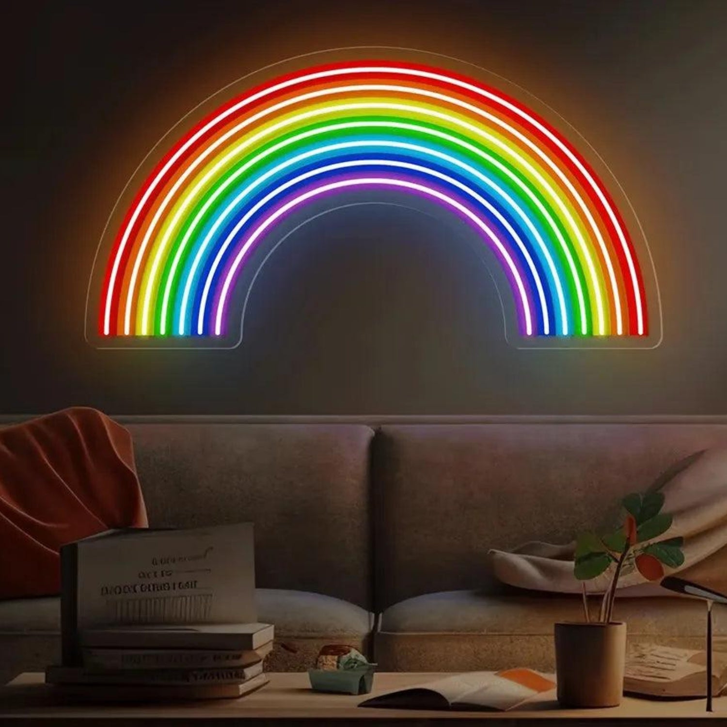 Multi-Color Rainbow Arc LED Neon Sign for Mothers Day Home Decor | Shineneon