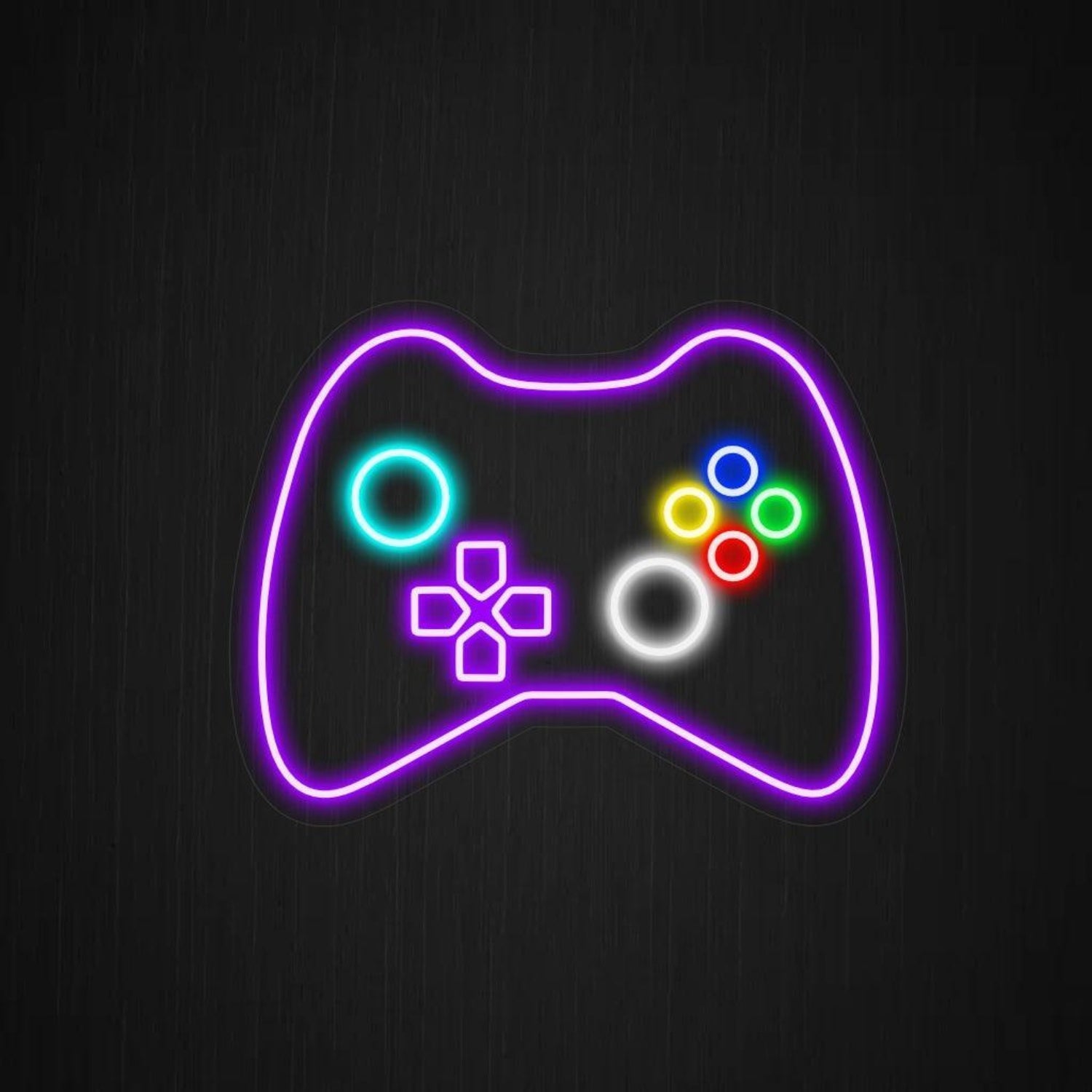 Multicolor Buttons Game Controller Led Neon Sign For Gaming Room Decor | Shineneon