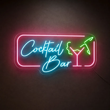 Multicolor Cocktail Bar Neon Sign LED Neon Sign main product image