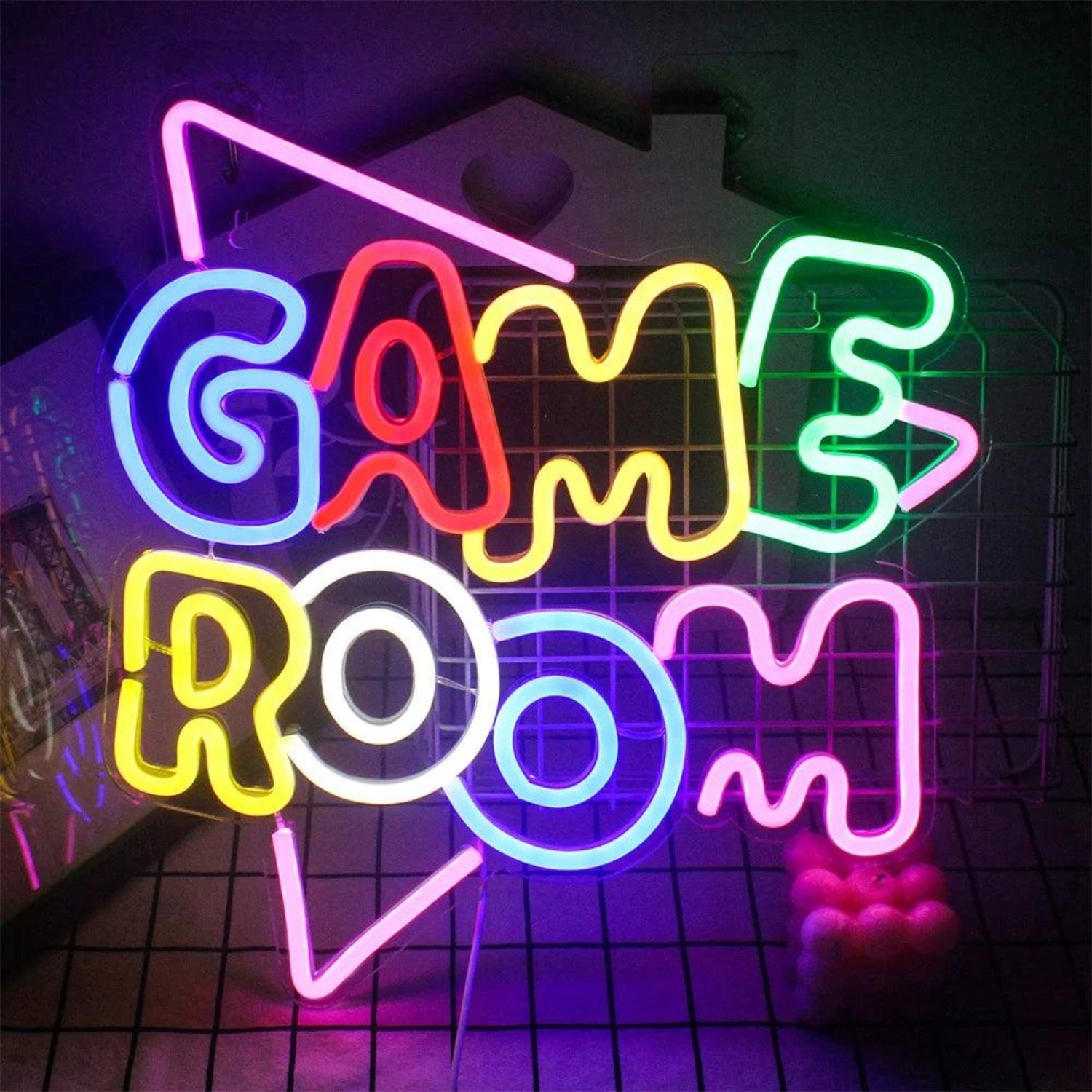 Multicolor Game Room Led Neon Sign Indoor Gaming Decor | Shineneon