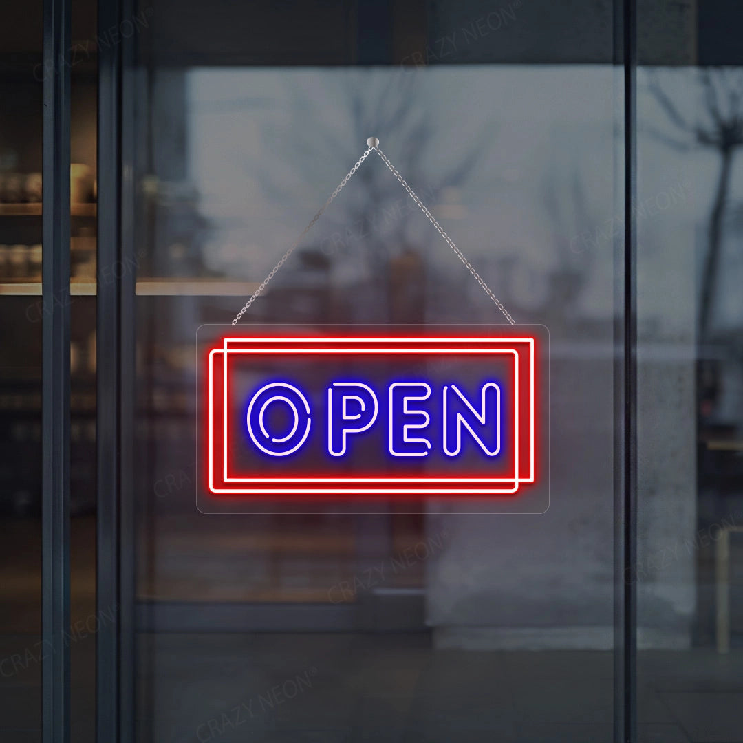 Multicolor Open Sign | Shineneon