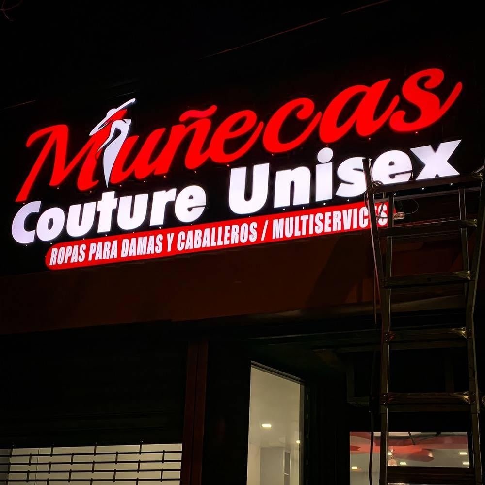 Munecase Couture Unisex 3D Frontlit Letters Metal Led Sign - Shineneon