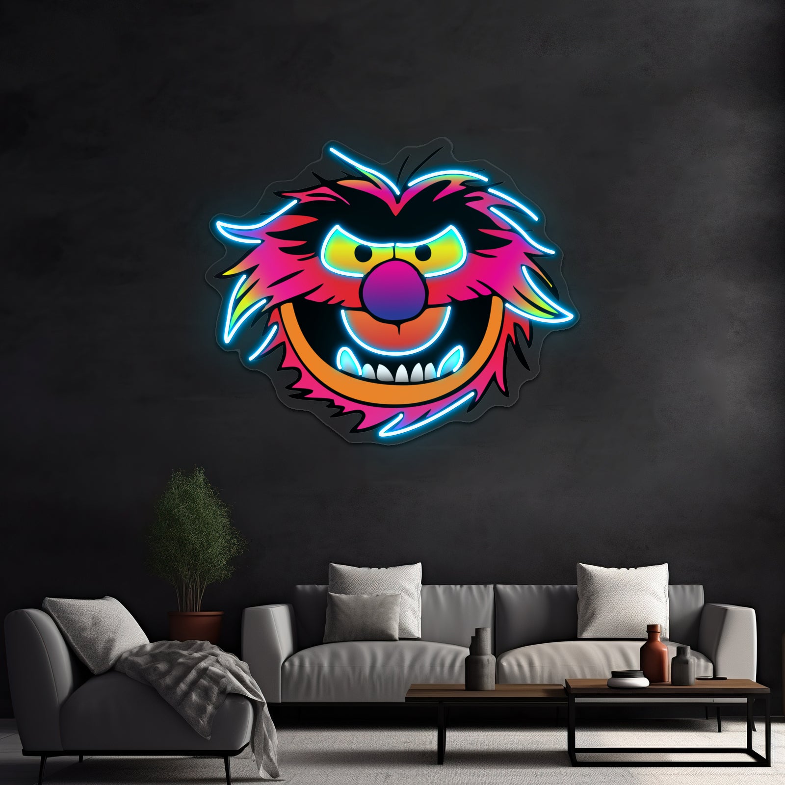 Muppet Face Animal Artwork Neon Sign Led | Shineneon