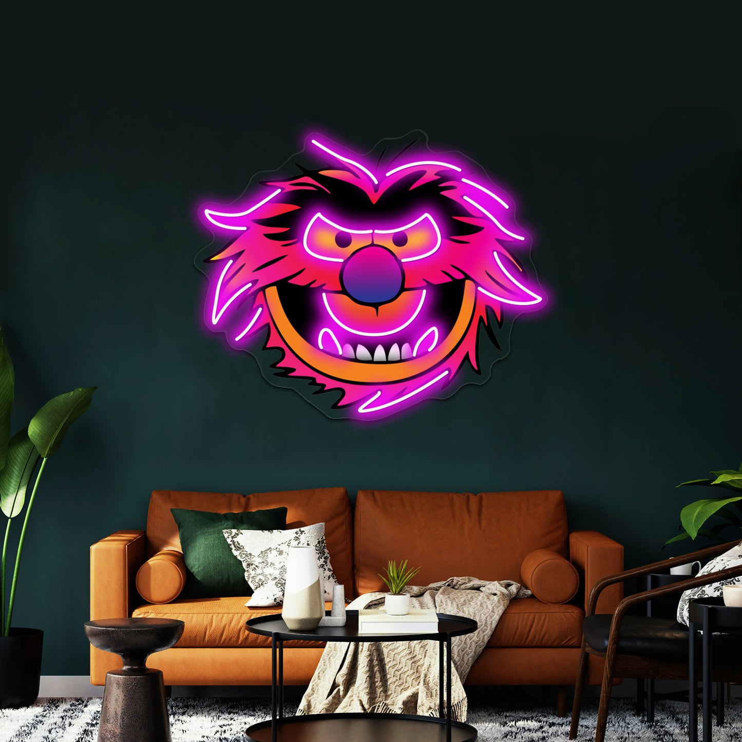 Muppet Face Animal Artwork Neon Sign Led