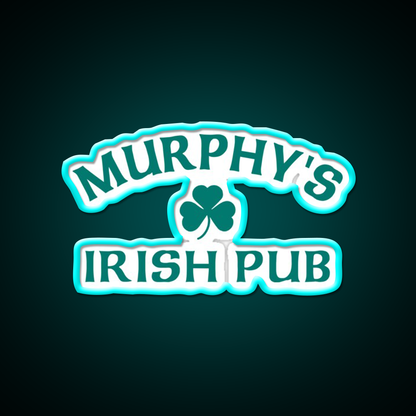 Murphys Irish Pub Man Cave Bar Led Neon Sign Rgb Color