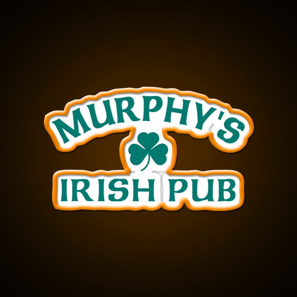 Murphys Irish Pub Man Cave Bar Led Neon Sign Rgb Color