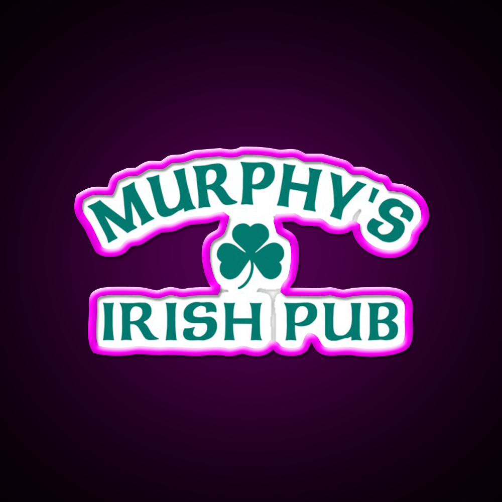 Murphys Irish Pub Man Cave Bar Led Neon Sign Rgb Color