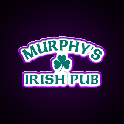 Murphys Irish Pub Man Cave Bar Led Neon Sign Rgb Color