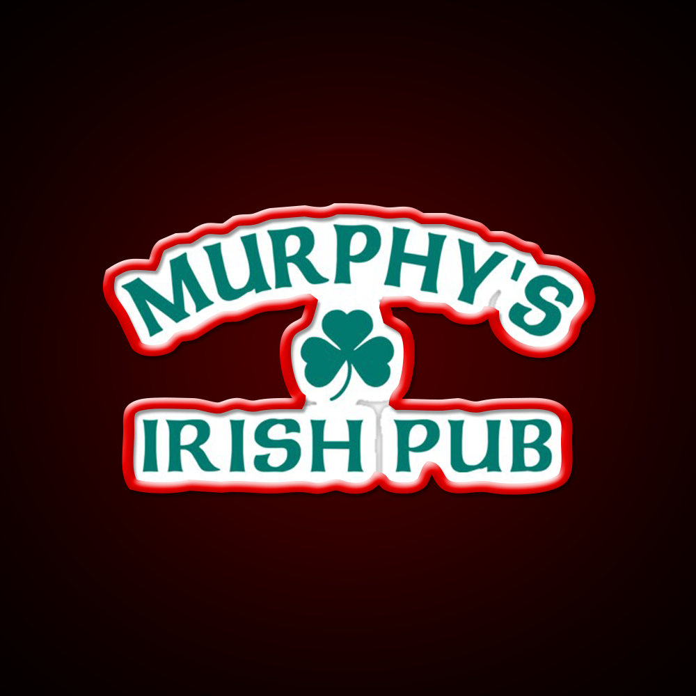 Murphys Irish Pub Man Cave Bar Led Neon Sign Rgb Color