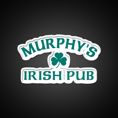 Murphys Irish Pub Man Cave Bar Led Neon Sign Rgb Color