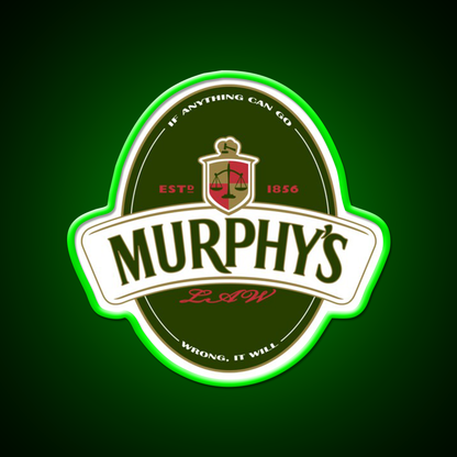 Murphys Law Beer Bar Decor Led Neon Sign Rgb Color - LED neon sign view 8