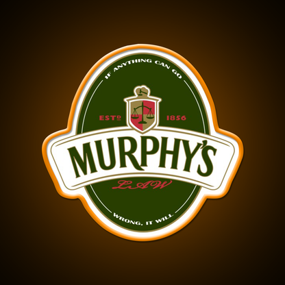 Murphys Law Beer Bar Decor Led Neon Sign Rgb Color - LED neon sign view 6