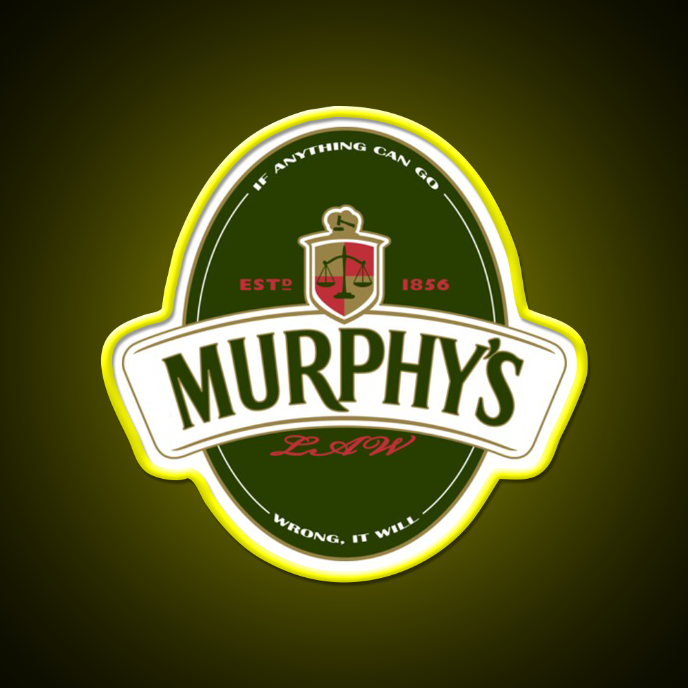 Murphys Law Beer Bar Decor Led Neon Sign Rgb Color - LED neon sign view 7