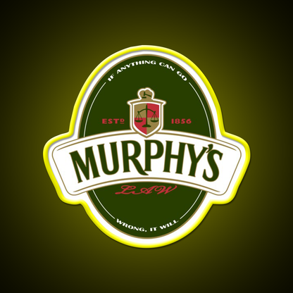 Murphys Law Beer Bar Decor Led Neon Sign Rgb Color - LED neon sign view 7