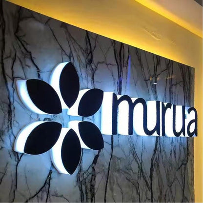 Murua 3D Backlit Channel Letters Led Light Sign - Shineneon