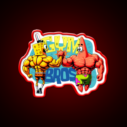 Muscle Beach Bros Gym Fitness Led Neon Sign Rgb Color