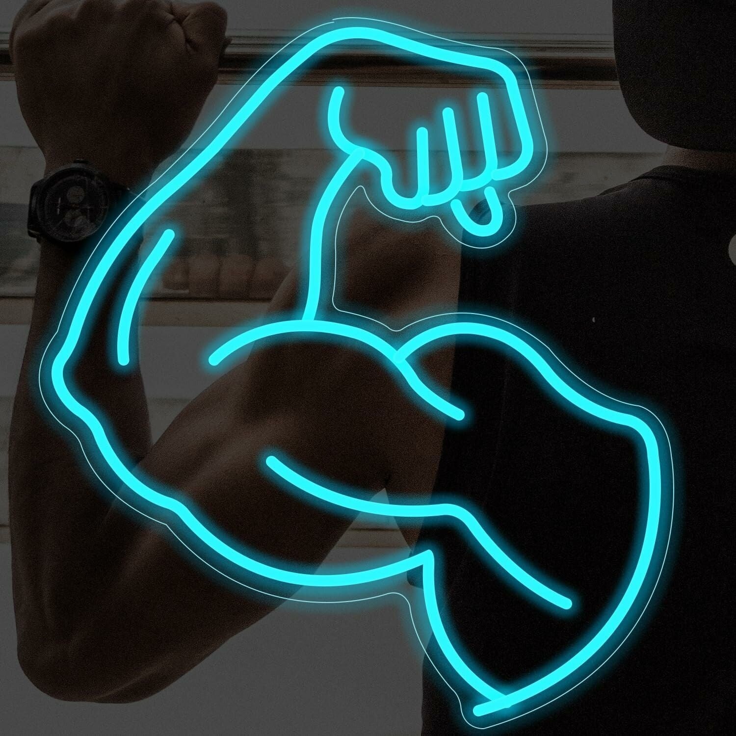 Muscle Line Art Arm Style 2 Led Neon Sign | Shineneon