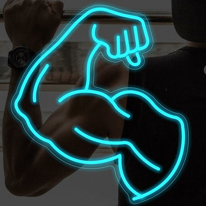 Muscle Line Art Arm Style 2 Led Neon Sign | Shineneon