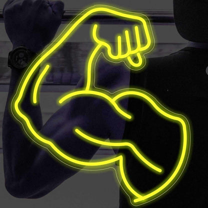 Muscle Line Art Arm Style 2 Led Neon Sign | Shineneon