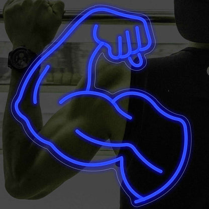 Muscle Line Art Arm Style 2 Led Neon Sign | Shineneon