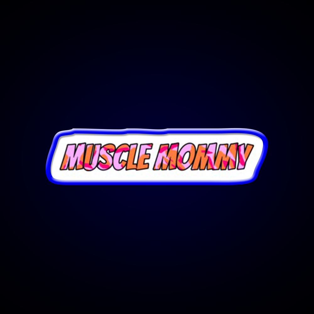 Muscle Mommy Gym Fitness Led Neon Sign Rgb Color