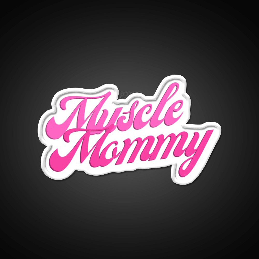 Muscle Mommy Gym Fitness Led Neon Sign Gym Room Sign Rgb Color - Shineneon