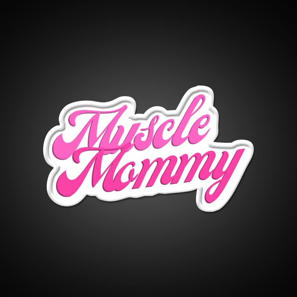 Muscle Mommy Gym Fitness Led Neon Sign Gym Room Sign Rgb Color - LED neon sign view 11