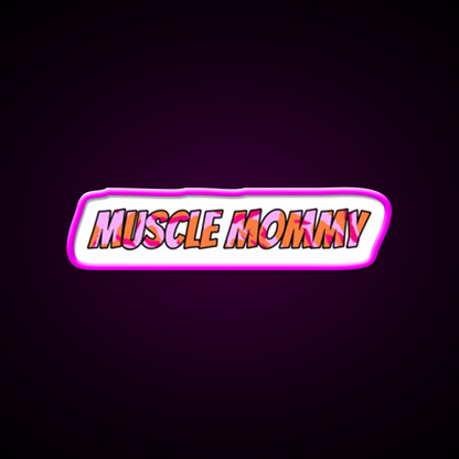 Muscle Mommy Gym Fitness Led Neon Sign Rgb Color