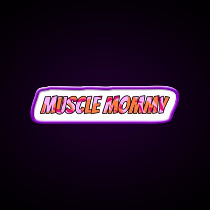 Muscle Mommy Gym Fitness Led Neon Sign Rgb Color