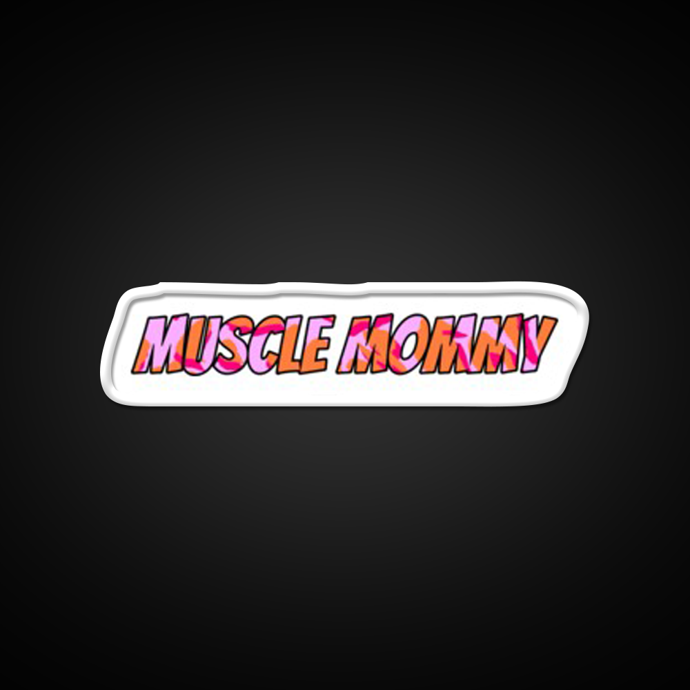 Muscle Mommy Gym Fitness Led Neon Sign Rgb Color