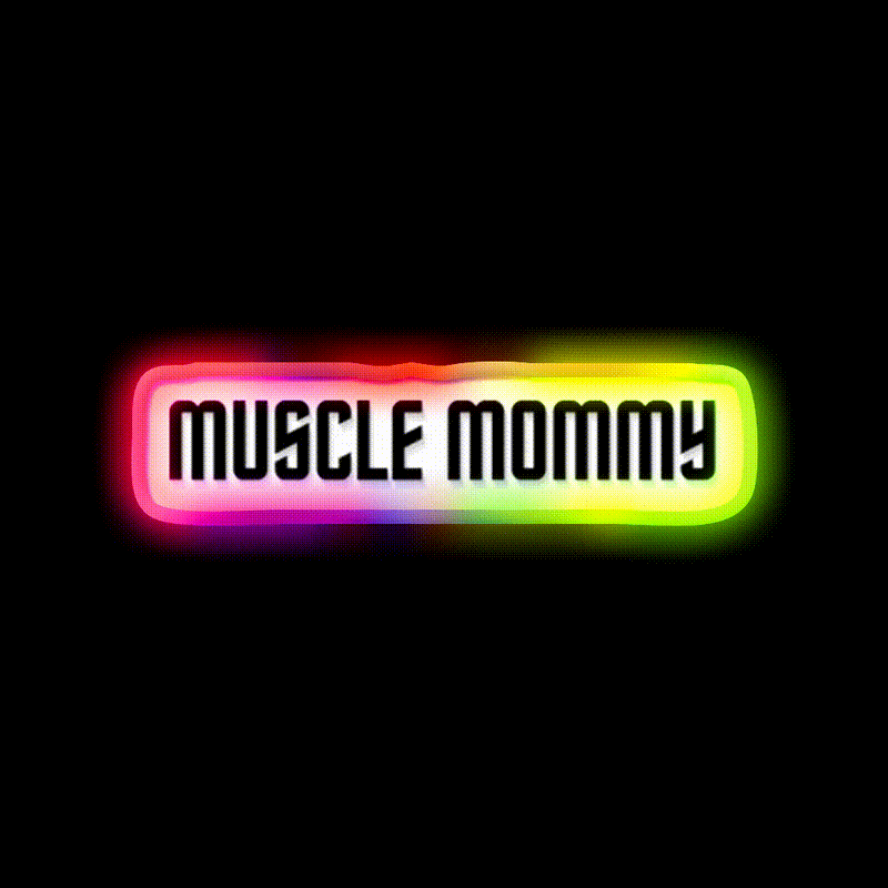 Muscle Mummy Gym Fitness Led Neon Sign Rgb Color