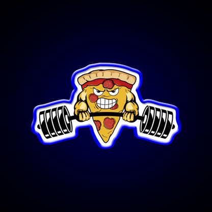 Muscle Pizza Powerlifting Crossfit Fitness Gym Fitness Led Neon Sign Rgb Color - LED neon sign view 5