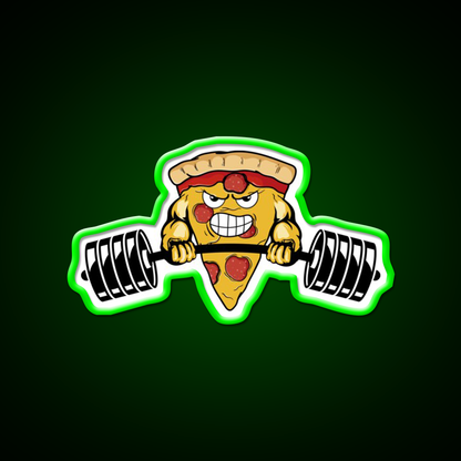 Muscle Pizza Powerlifting Crossfit Fitness Gym Fitness Led Neon Sign Rgb Color - LED neon sign view 8