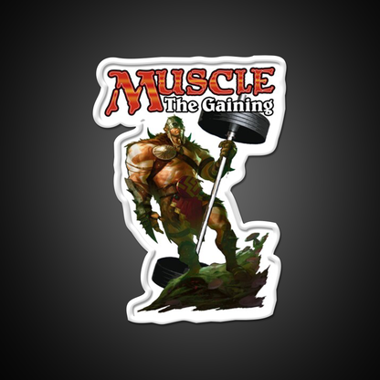 Muscle The Gaining Gym Fitness Led Neon Sign Rgb Color - LED neon sign view 11