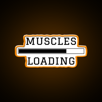 Muscles Loading Gym Fitness Led Neon Sign Rgb Color - LED neon sign view 6