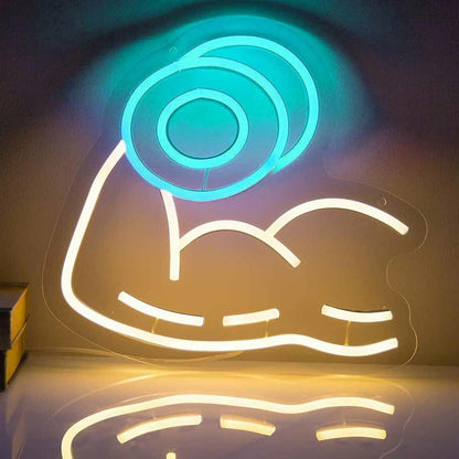 Muscular Arm Lifting Dumbbell Led Neon Sign | Shineneon