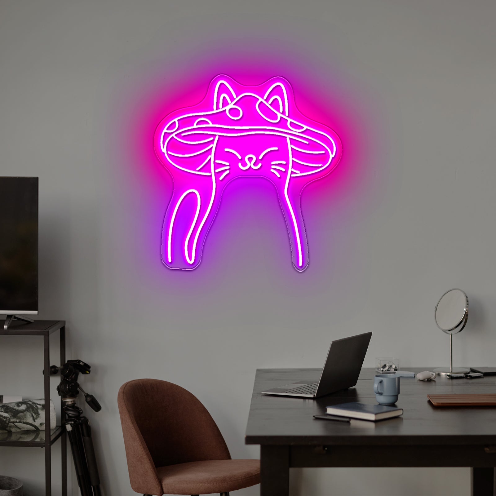 My Brain Has Too Many Tabs Open Artwork Gaming Neon Signs