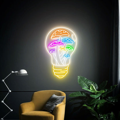 Mushroom House Led Neon Sign Restaurant Decoration | Shineneon