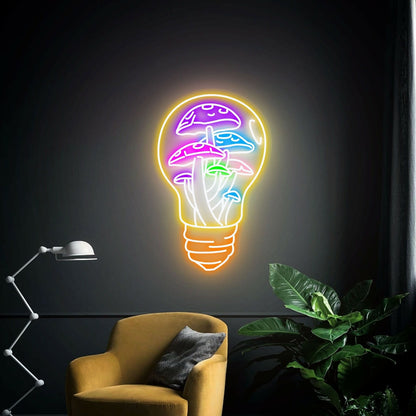 Mushroom House Led Neon Sign Restaurant Decoration | Shineneon
