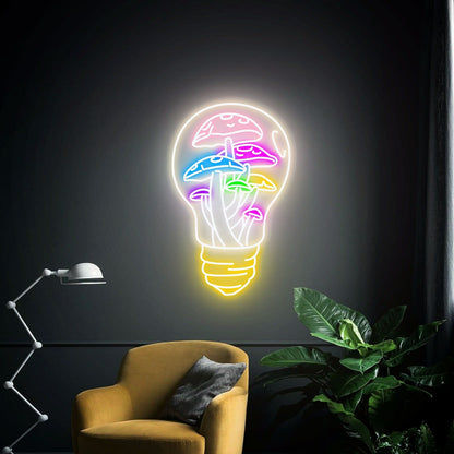 Mushroom House Led Neon Sign Restaurant Decoration | Shineneon