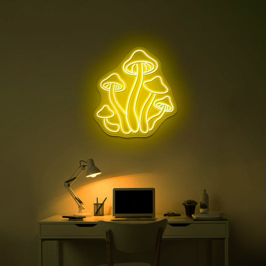 Mushrooms Kids Room Neon Sign Wall Decor Neon Led Lights