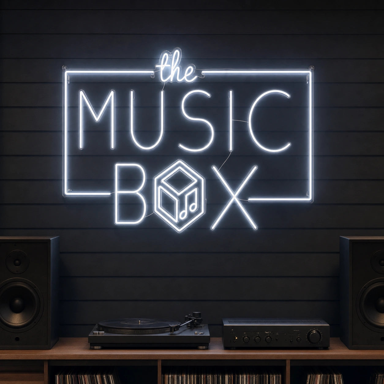 Music Box LED Neon Sign Man Cave Neon Sign high-converting product image