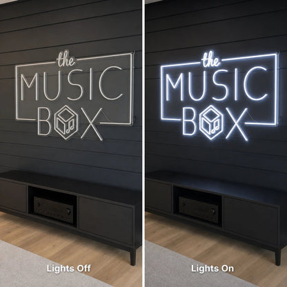 Music Box LED Neon Sign Man Cave Neon Sign - Shineneon