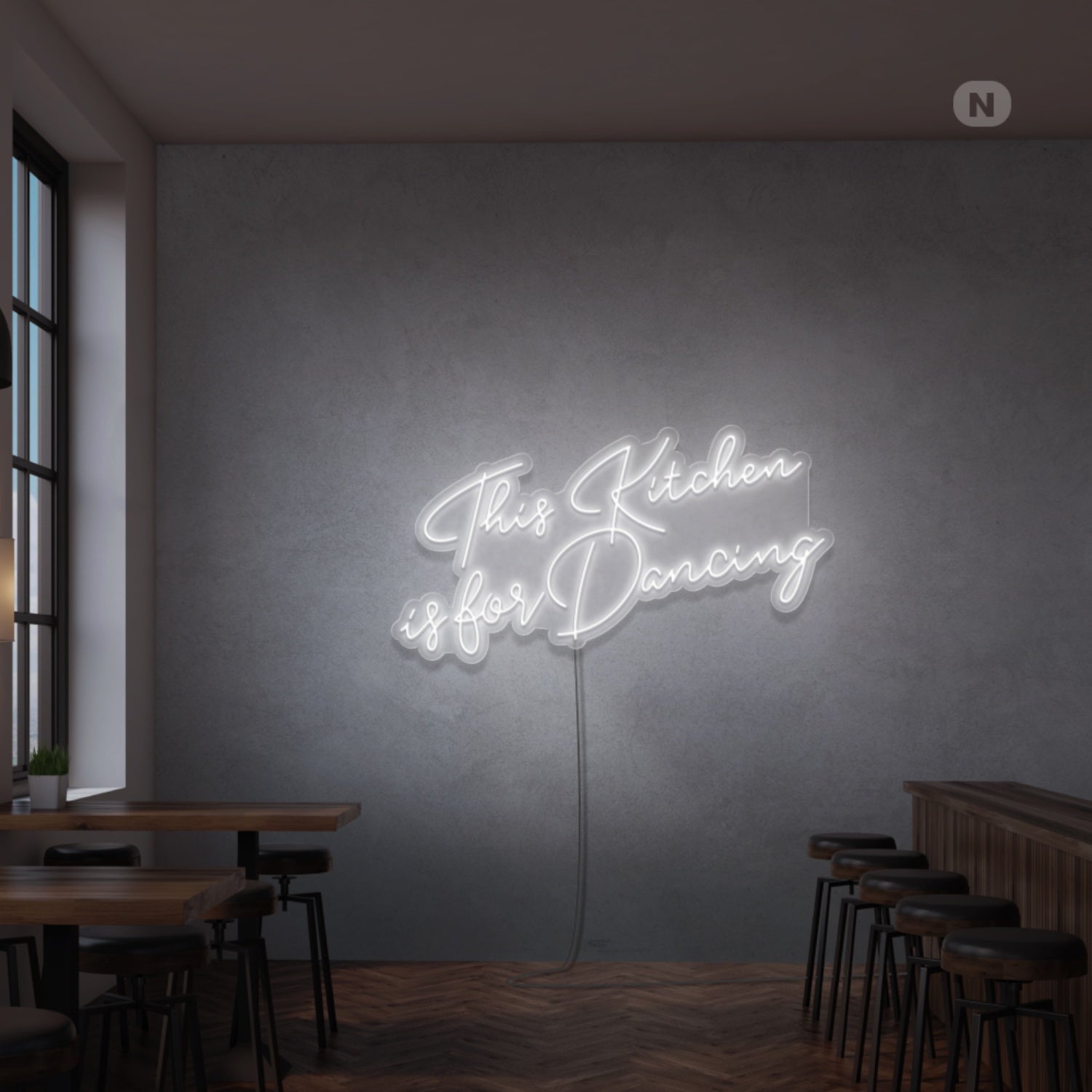 Music In The Kitchen Led Neon Sign | Shineneon
