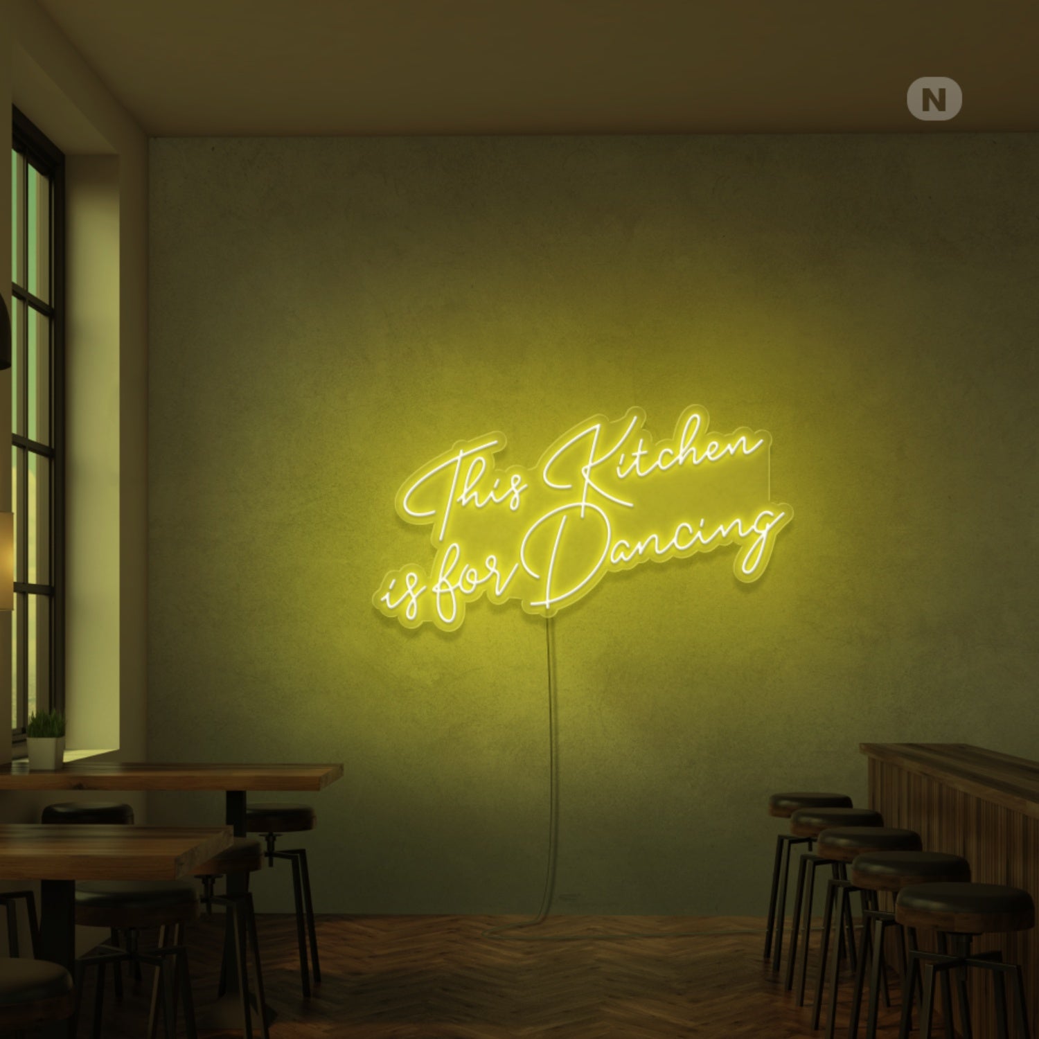 Music In The Kitchen Led Neon Sign | Shineneon